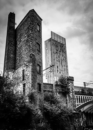 Rochdale Ship Canal & Beetham Tower