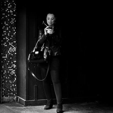 lady in black