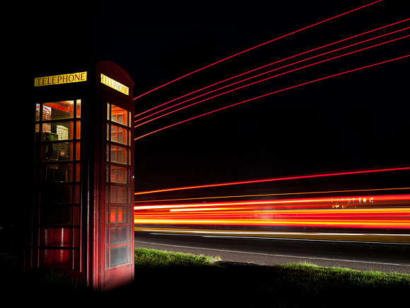 Twemlow Green telephone box