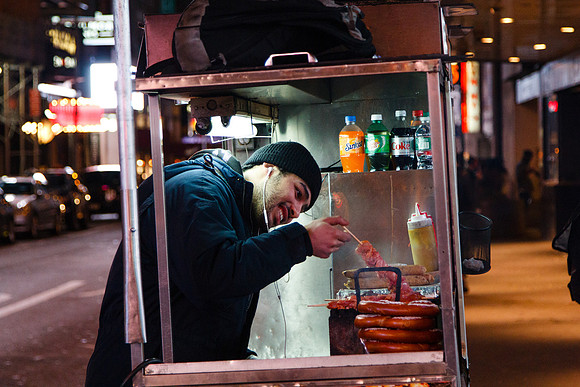 new york hot dogs